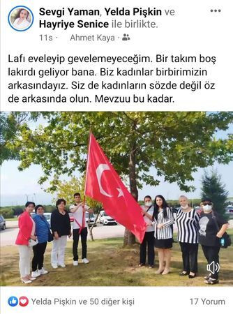 Kadın meclis üyelerinden istifa eden başkana destek!