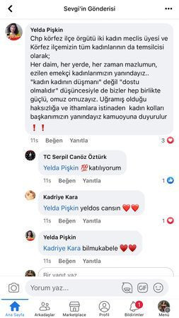 Kadın meclis üyelerinden istifa eden başkana destek!