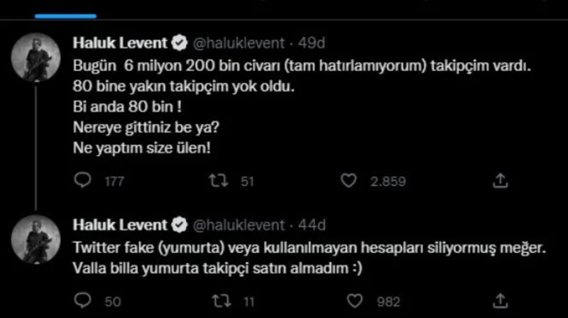 Elon Musk Haluk Levent'i de üzdü: Ne yaptım size ülen!