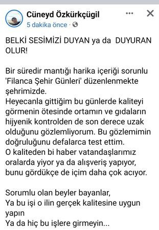 Cüneyd Hoca hijyen kontrolü istedi