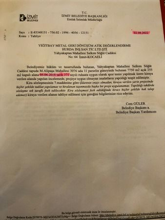İzmit Belediyesi önce ‘yapın’ dedi, şimdi ‘yıkın’ diyor