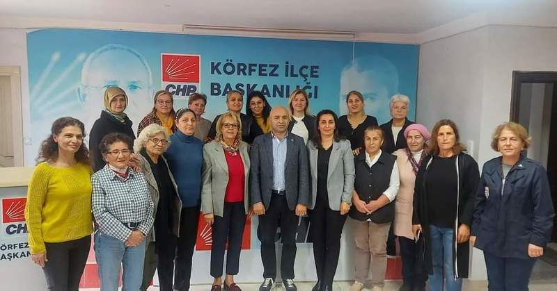CHP Körfez’de istifaların ardından yeni kadın üyeler
