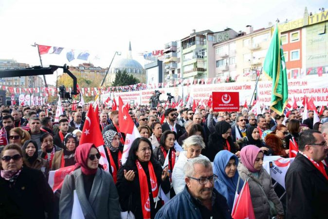 BBP lideri Kocaeli'den CHP'ye yüklendi! "PKK'nın partisinin yan kuruluşu"