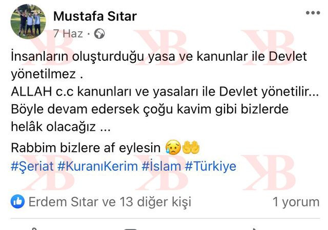 Ülkücü başkan tarikatçı çıktı! Atatürk düşmanlığına beğeni yağdırdı!