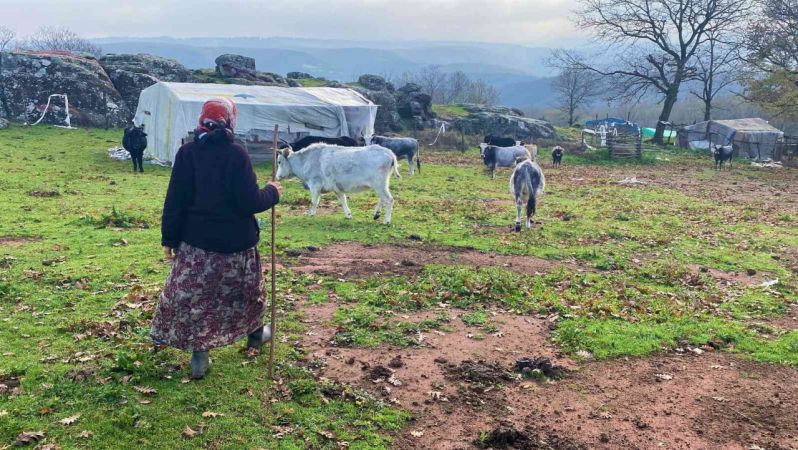 Son Yörükler kendi elleriyle yaptıkları evi yine elleriyle yıkıyor