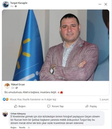 İYİ Partili başkandan il yöneticisine şok cevap!