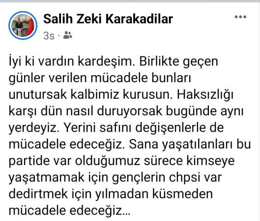 Bugün 30’una basacaktı Karakadılar, Adak’ı andı
