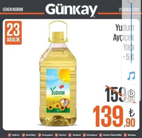 İlanda 139,90; markette 199,50 lira