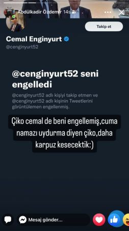 Türkkan ve Enginyurt Ülkücü başkanı engelledi!