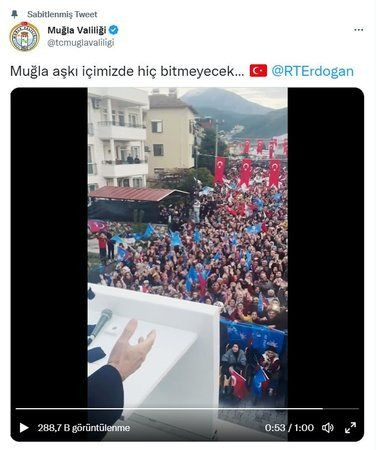 Bu paylaşım AKP’nin değil, bir Valiliğin hesabından yapıldı!
