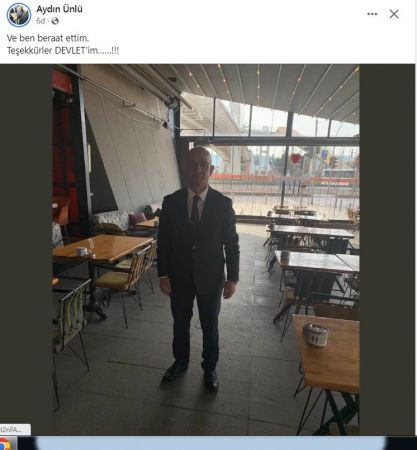 Aydın Ünlü beraat etti