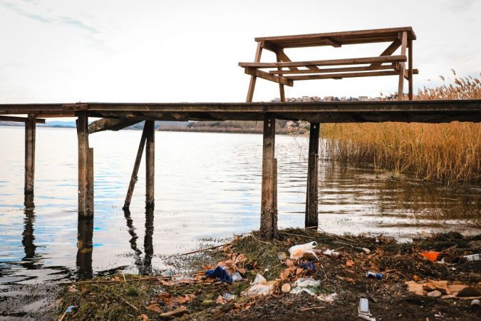 Su seviyesi geriledi, Sapanca Gölü'nden bakın neler çıktı