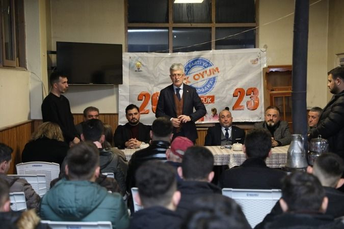 Ellibeş köyde konuştu: Biz gençlerimizi harflerle bölmüyoruz