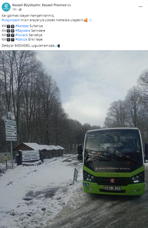 Kar görmek isteyen Kocaelililer dikkat!