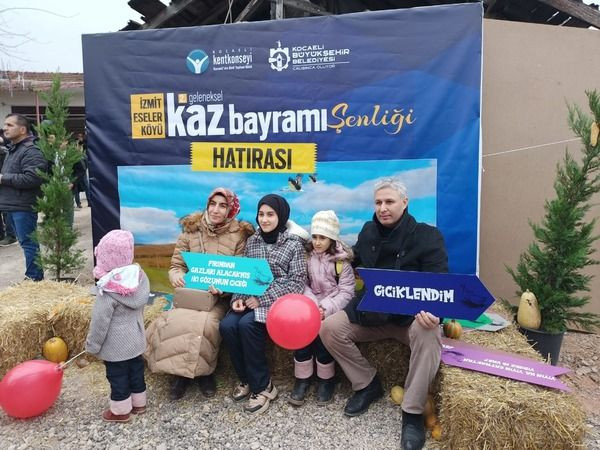 Kazlar çevrildi, gelenek yaşatıldı