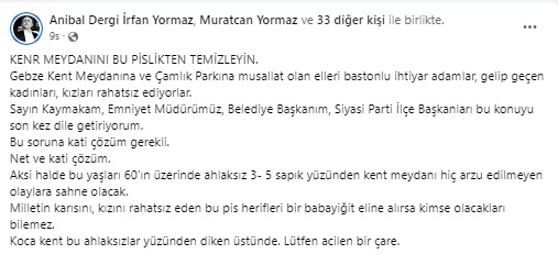 Kocaeli’nin o ilçesinde ‘bastonlu sapıklar’ iddiası!