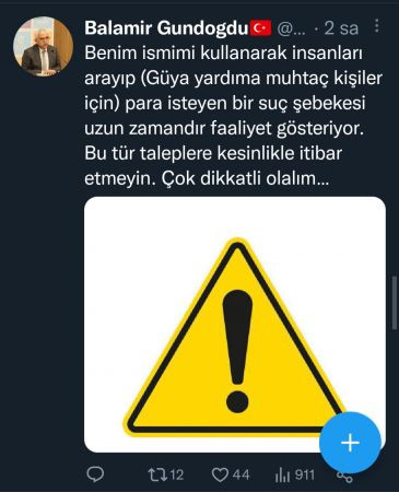 Gündoğdu uyardı: Çok dikkatli olalım