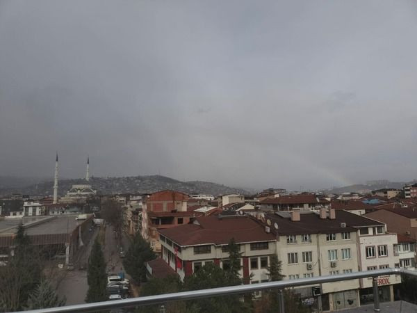 İzmit’te kışın gökyüzünde şaşırtan görüntü!