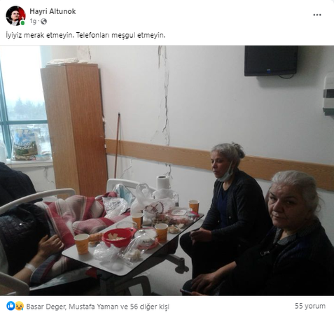 Uzun yıllar Kocaeli'deydi, Kahramanmaraş'ta duvarları çatlayan hastanede mahsur kaldı