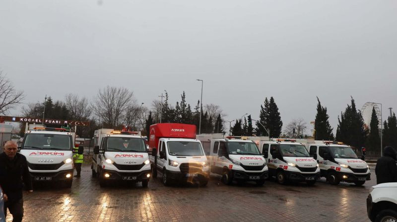 Büyükakın: 85 araç ve 372 personelle afet bölgesindeyiz
