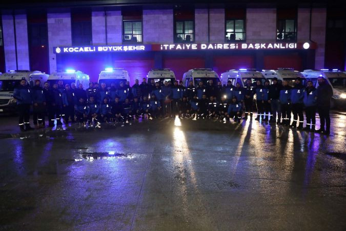Büyükakın: 85 araç ve 372 personelle afet bölgesindeyiz