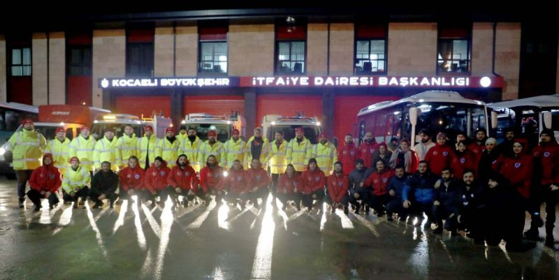 Büyükakın: 85 araç ve 372 personelle afet bölgesindeyiz
