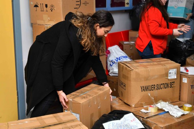 KOÜ deprem bölgesi için tek yürek oldu
