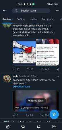 Kocaelililer kar tatili bekliyor Validen ses yok!