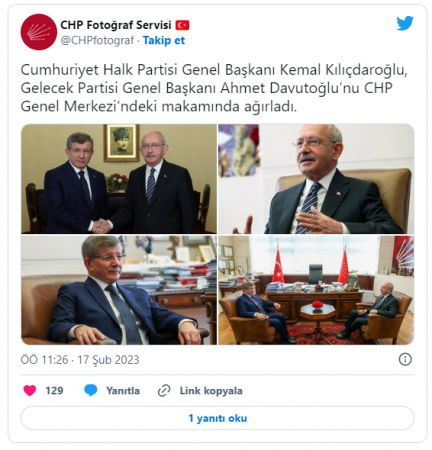 Davutoğlu, Kılıçdaroğlu'nu ziyaret etti
