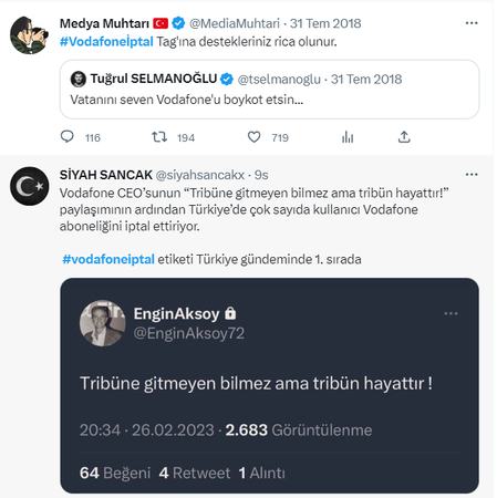 İktidar yanlıları Vodafone’a savaş açtı