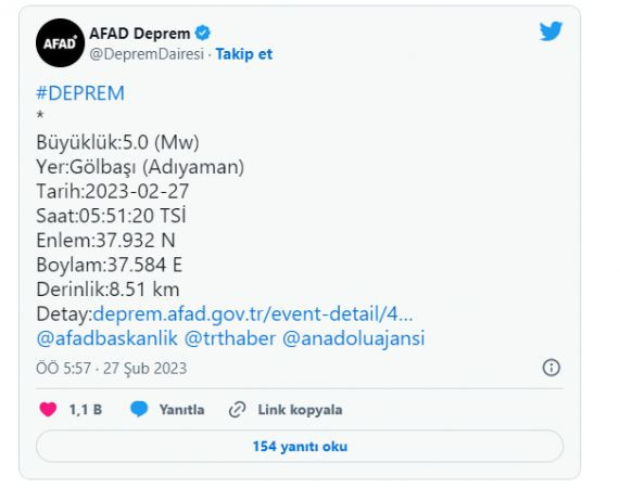 Adıyaman'da korkutan deprem!