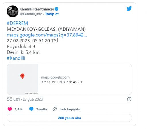 Adıyaman'da korkutan deprem!