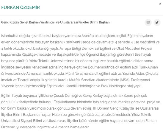 Genç Kızılay’da şaka gibi biyografi