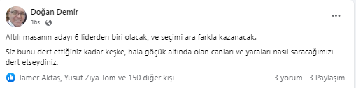 Genel Başkan Yardımcısı, Kılıçdaroğlu’nu işaret etti