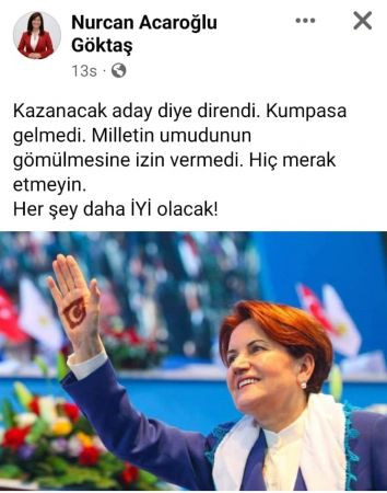 İYİ Partili meclis üyesine göre kumpas Akşener’e yapılmış