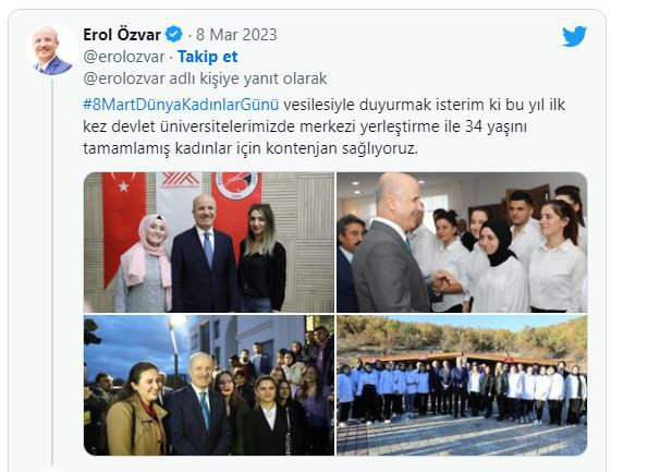 Üniversiteye gidememiş kadınlar için kontenjan kararı!