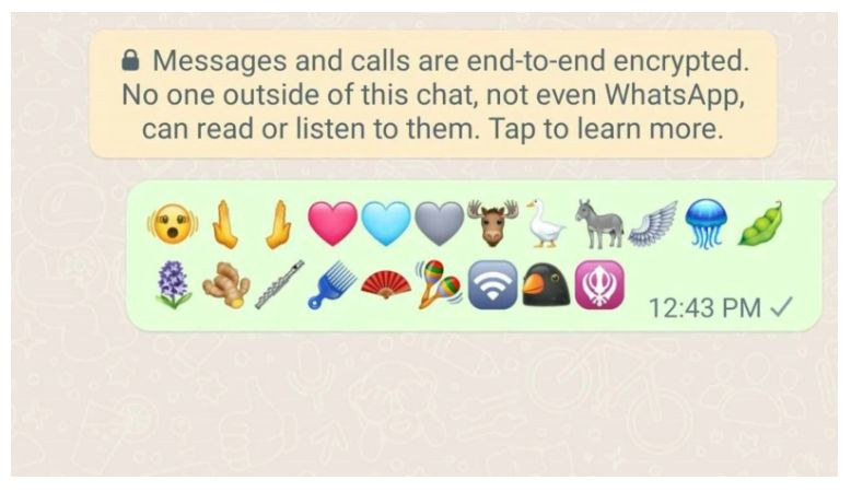 WhatsApp'a 21 yeni emoji geldi