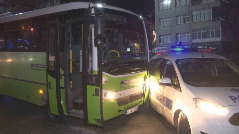 Kocaeli plakalı halk otobüsü, İstanbul'u birbirine kattı