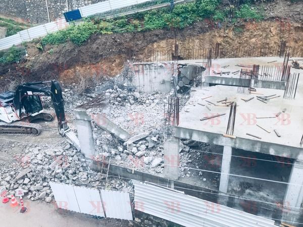 İşçilerin şikayet ettiği o inşaat yıkıldı! Cezası ne olacak?