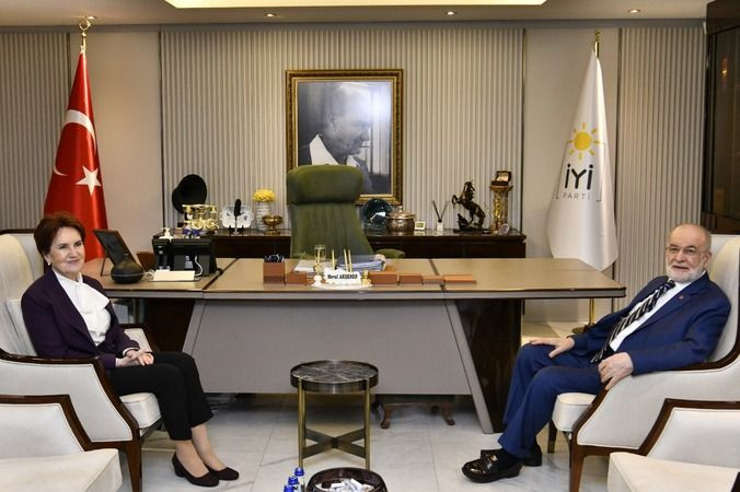 SP Genel Başkanı Karamollaoğlu'ndan Akşener'e ziyaret