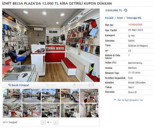 Belsa’daki dükkanlarını elden çıkarıyorlar!