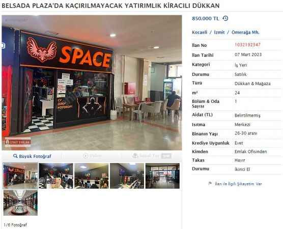Belsa’daki dükkanlarını elden çıkarıyorlar!