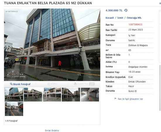 Belsa’daki dükkanlarını elden çıkarıyorlar!