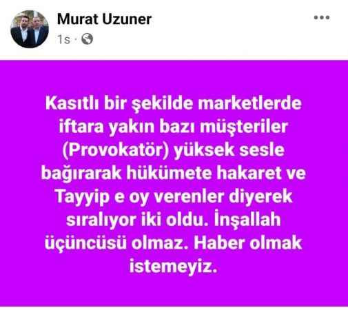 AKP'li isimden gözdağı