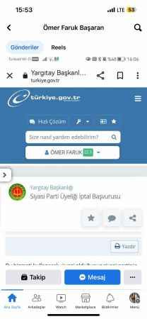 Başaran’ın dedelerinin partisi (!) macerası kısa sürdü