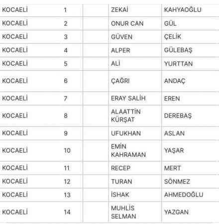 İşte Zafer Partisi Kocaeli'nin milletvekili adayları