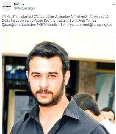 İYİ Partili aday Çakıroğlu’nun katilinin akrabasının düğününe katılmış