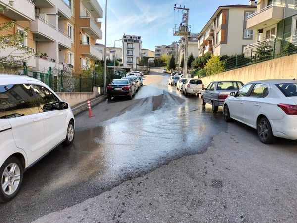 Vatandaş yağmur sandı