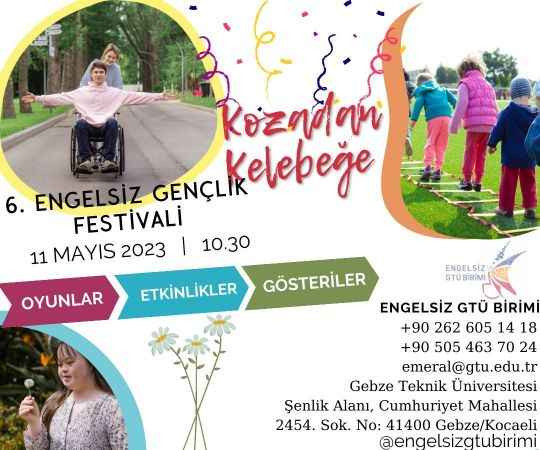 GTÜ’de Engelsiz Gençlik Festivali Düzenlenecek