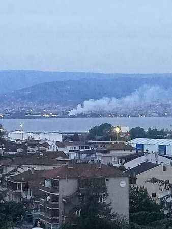 Kocaeli'de seçim günü gökyüzünü dumanlar kapladı